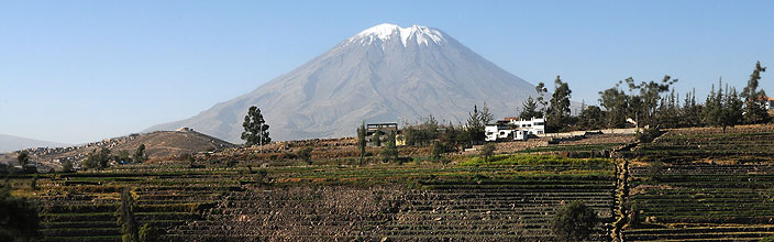 Campia de Arequipa y Volcn Misti