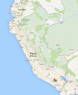 Mapa de Arequipa
