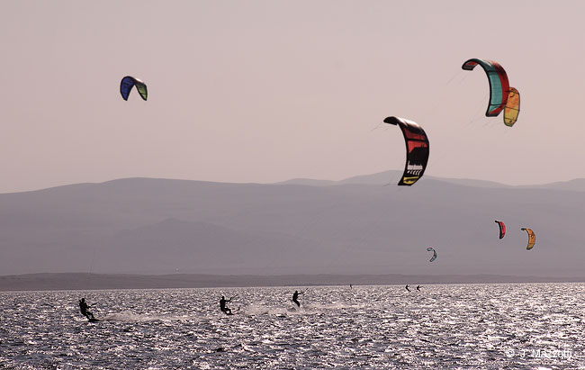 Kitesurfing en Paracas
