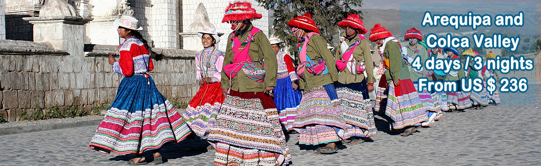Tour Package Arequipa and Colca Valley 4 days